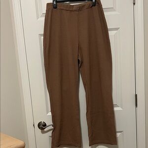 Comfrt Brown Wide Leg Pants